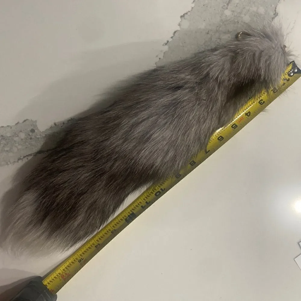 Fox Tail Keychain‎